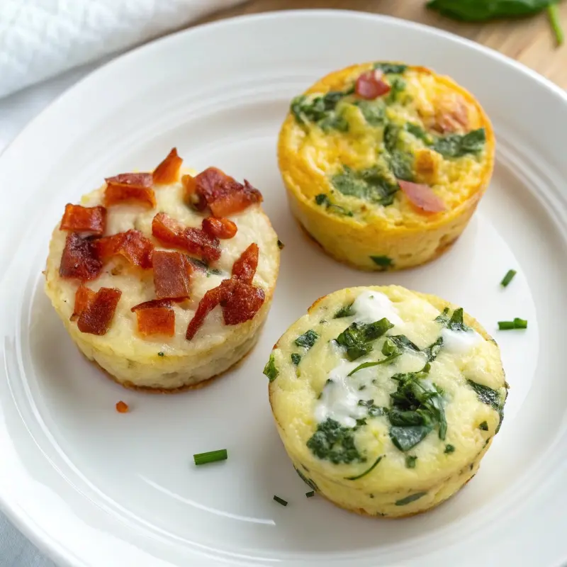 Flavor Variations of Meal Prep Egg Bites	