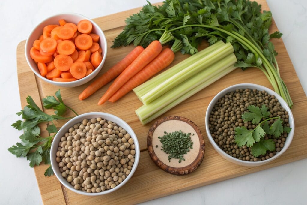 Vegan soup recipes  ingredients